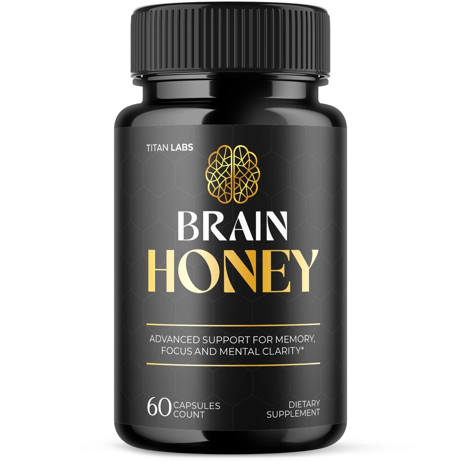 Brain Honey Extra Strength Brain Health Supplement with Honey & Bacopa Blend